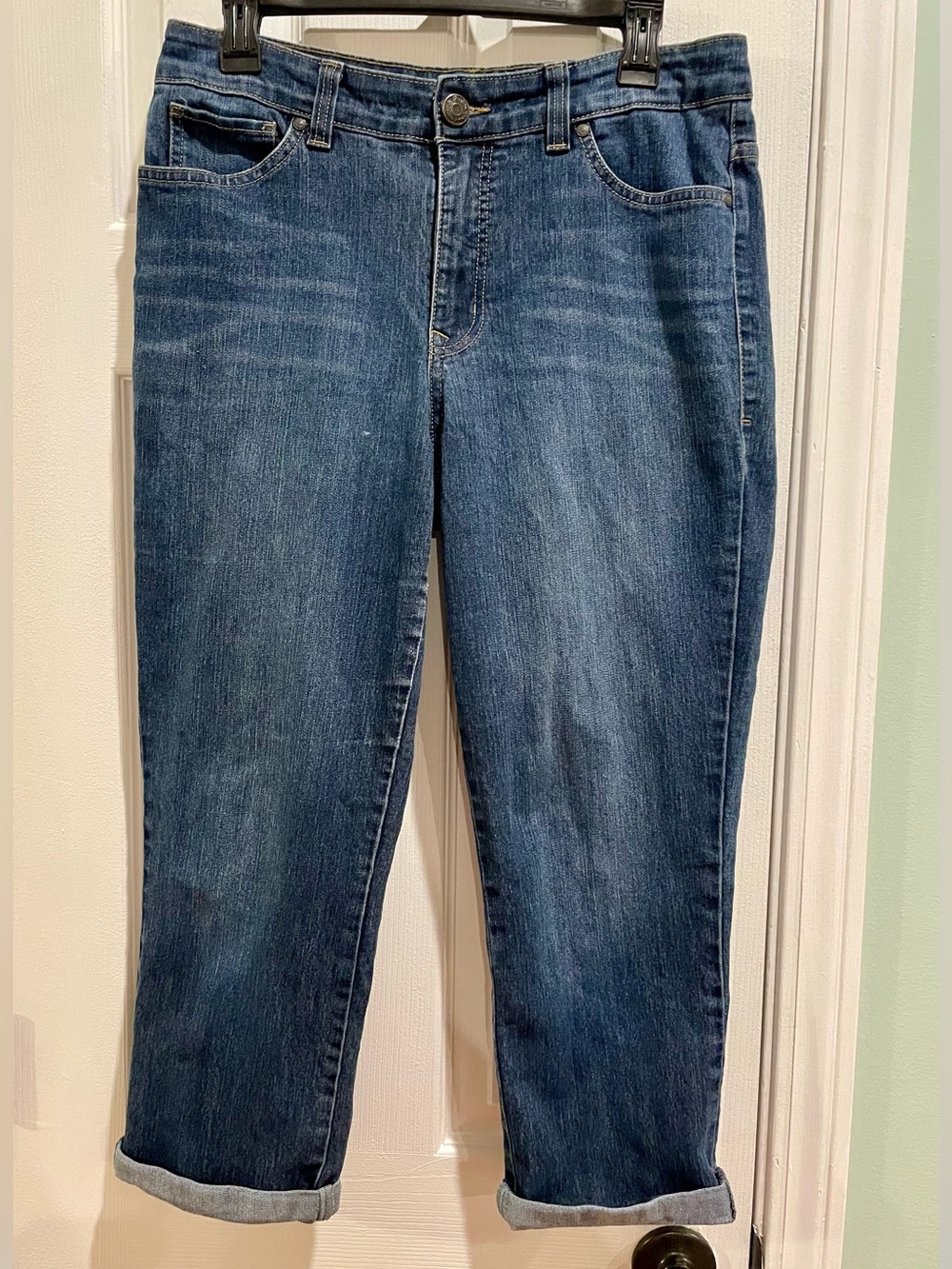 Nine West Vintage America Collection Denim Capri Jeans – Women’s Size 10